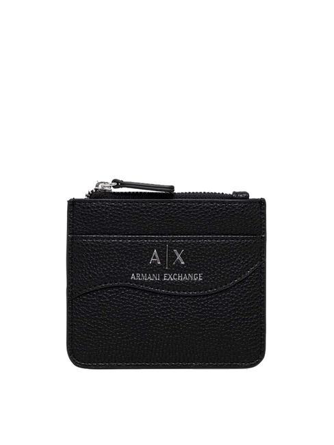 ARMANI EXCHANGE A|X Card holder with zip Black - Women’s Wallets