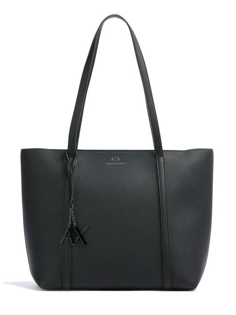 ARMANI EXCHANGE CHARM LOGO Shopper bag black/lady - Women’s Bags