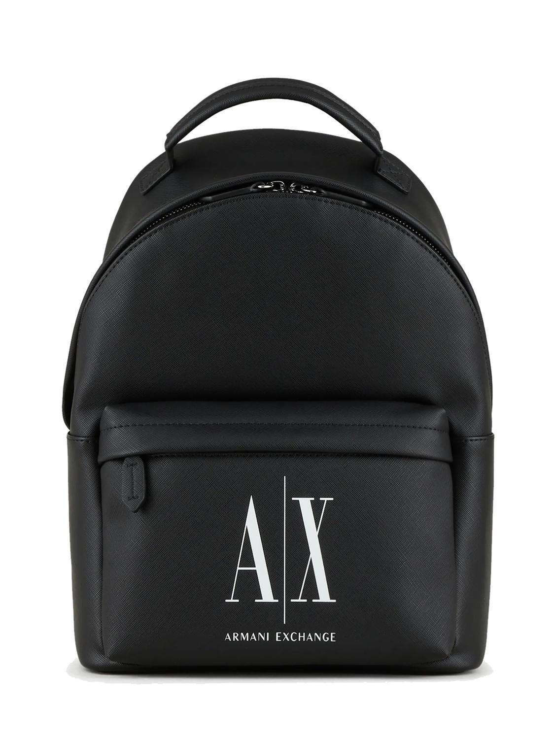 Armani Exchange A X Logo Backpack With Pocket Black Buy At