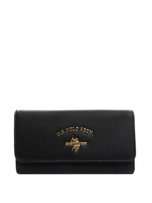 U.S. POLO ASSN. STANFORD Large wallet BLACK - Women’s Wallets