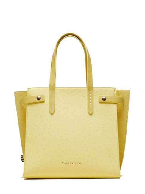 MANILA GRACE FELISS STRUZZO Small shopper bag yellow - Women’s Bags