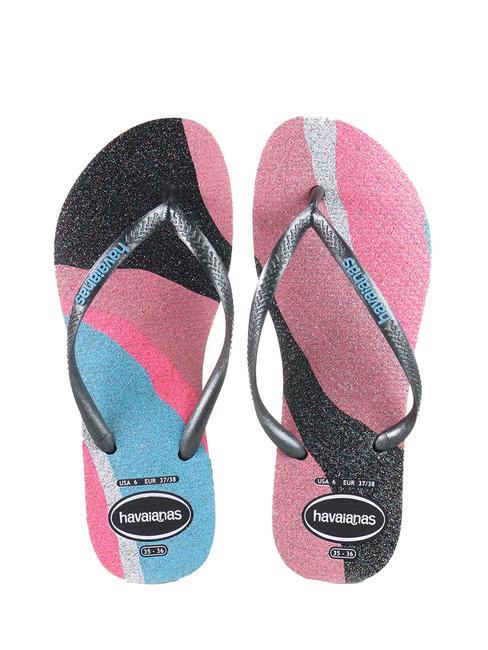 HAVAIANAS PALETTE GLOW Flip flops BLACK - Women’s shoes