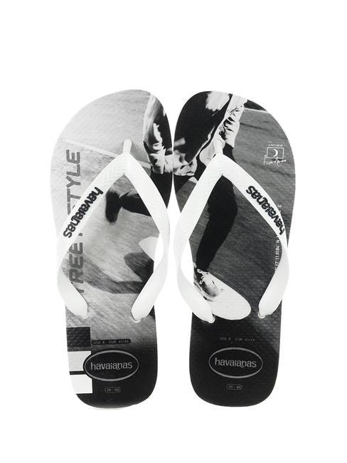 HAVAIANAS flip flops HYPE white/white/black/black - Men’s shoes