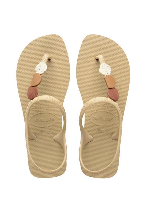 HAVAIANAS FLASH URBAN PLUS Flip flop sandals SAND / GRAY - Women’s shoes