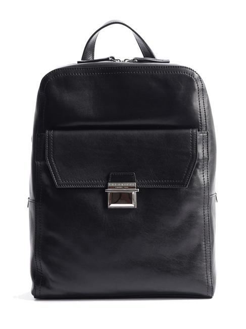 THE BRIDGE DANTE Leather work backpack Black - Laptop backpacks