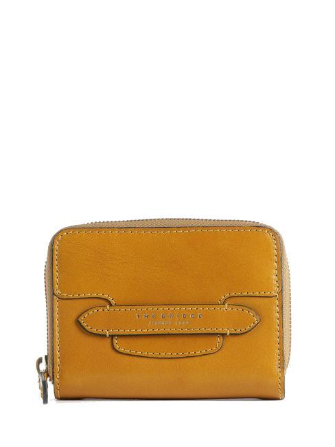 THE BRIDGE LUCREZIA Compact leather wallet sweet honey gold - Women’s Wallets