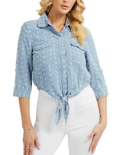 GUESS SEXY PIN UP Shirt with knot carefly - Shirts