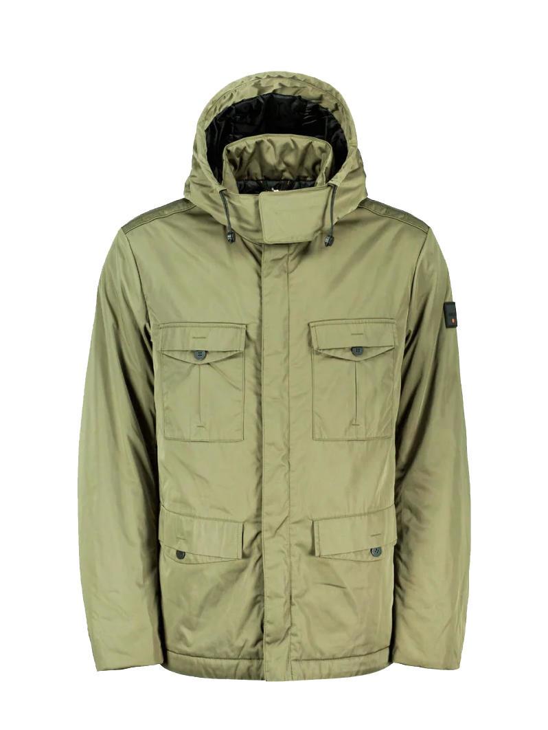 Dekker Skate Hy Field Jacket With Hood Dark Olive Buy At Outlet Prices