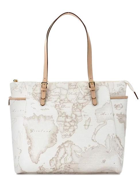 ALVIERO MARTINI PRIMA CLASSE GEO WHITE Large shoulder tote bag white - Women’s Bags