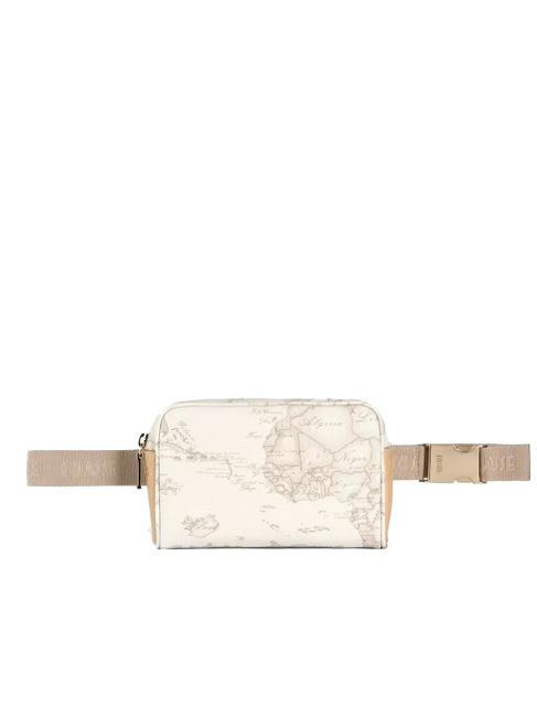 ALVIERO MARTINI PRIMA CLASSE GEO WHITE Waist bag with webbing belt white - Women’s Bags