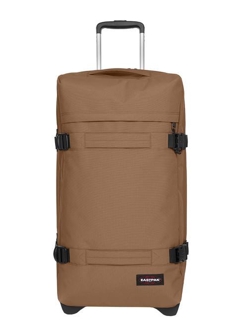 EASTPAK TRANSIT'R M Medium size trolley burst brown - Semi-rigid Trolley Cases