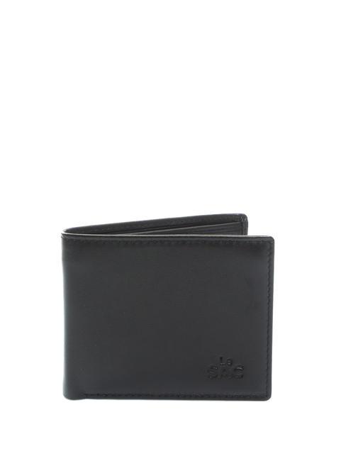 LESAC SETA Leather wallet Black - Men’s Wallets