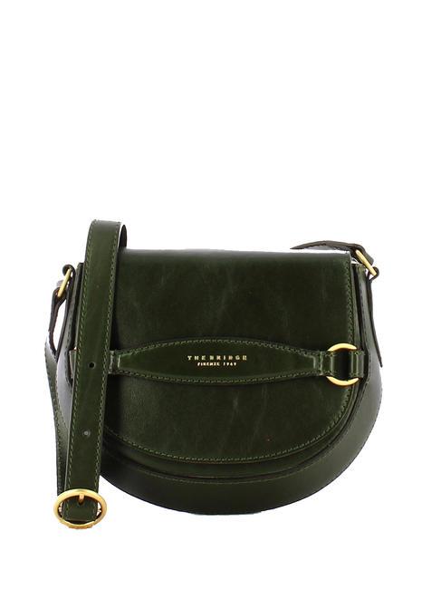 THE BRIDGE BETTINA Shoulder mini bag, in leather tirolo abb. gold - Women’s Bags