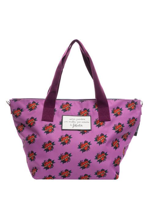 MINIPA' MULTI FANTASY Large shopping bag liliac sachet - Kids bags and accessories