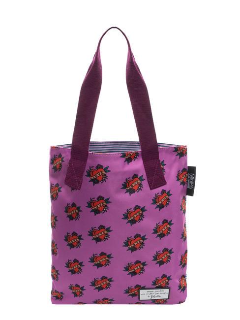 MINIPA' MULTI FANTASY Flat shopping bag liliac sachet - Kids bags and accessories
