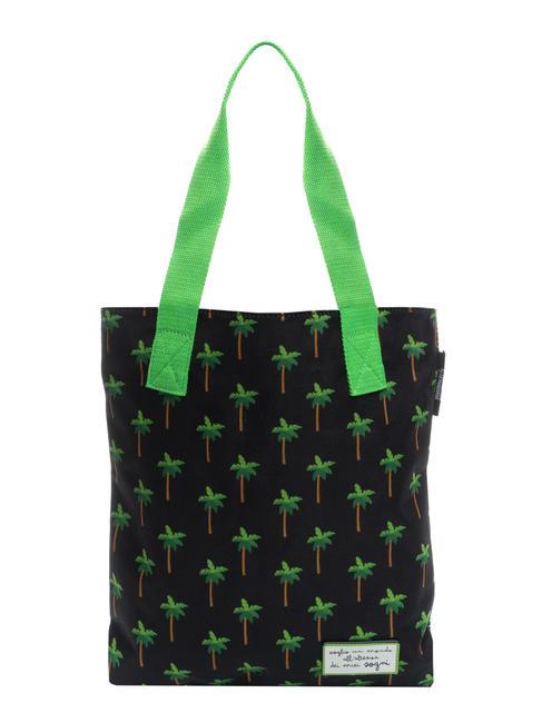 MINIPA' MULTI FANTASY Flat shopping bag Black - Kids bags and accessories