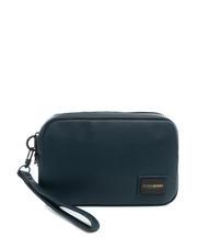PLEIN SPORT NEW DAYTONA Double zip pouch navy - Bijoux Accessories - 1