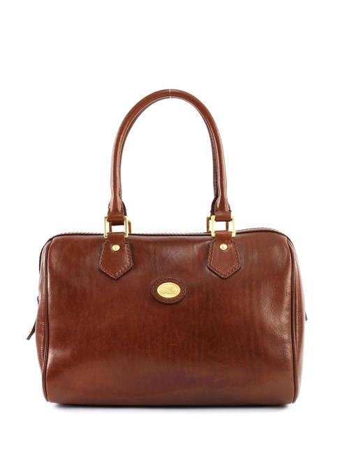 THE BRIDGE STORY DONNA Leather trunk bag BROWN - Women’s Bags