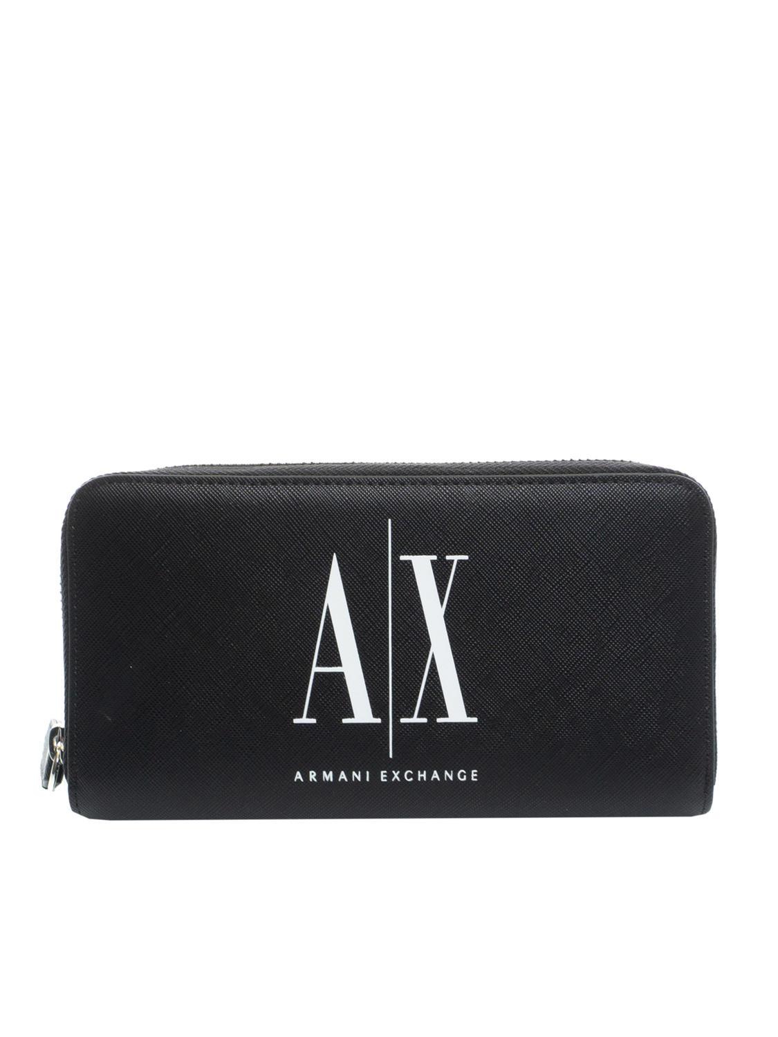 Armani exchange wallet womens clearance
