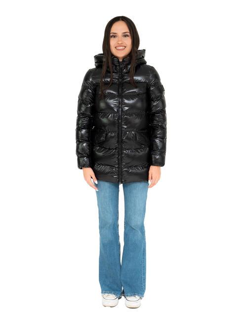 DEKKER LENINA NLK Short glossy down jacket black/black - Women's down jackets