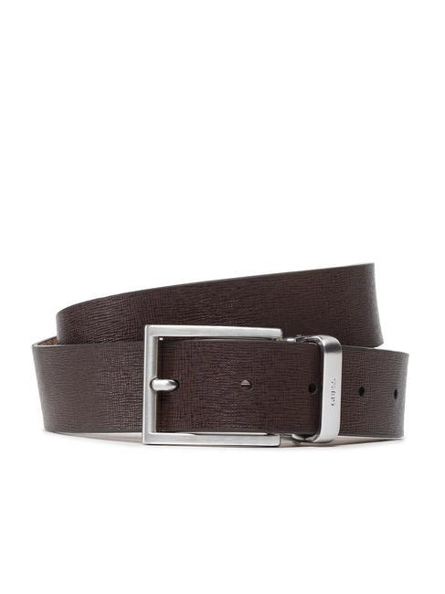 GUESS VEZZOLA Shortenable and reversible belt beige / brown - Belts