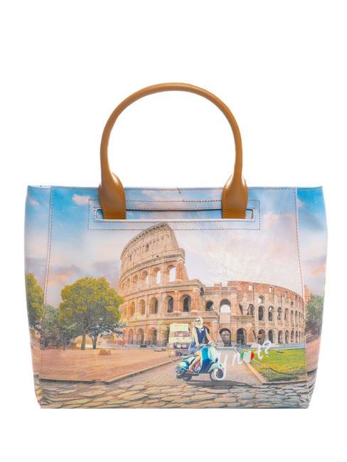 YNOT YESBAG  Handbag, with shoulder strap, all over print Rome life - Women’s Bags