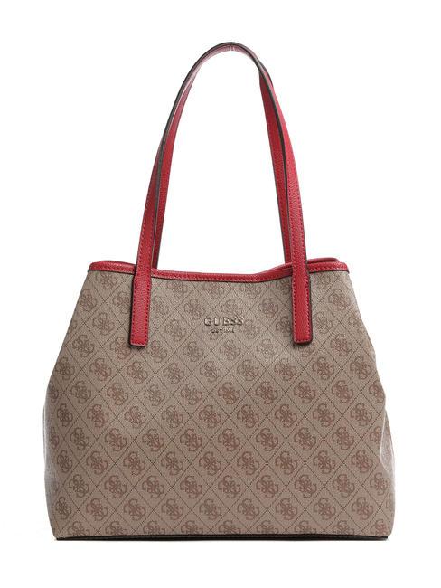 GUESS VIKKY 4G LOGO Shopping bag with clutch MULTI - Women’s Bags