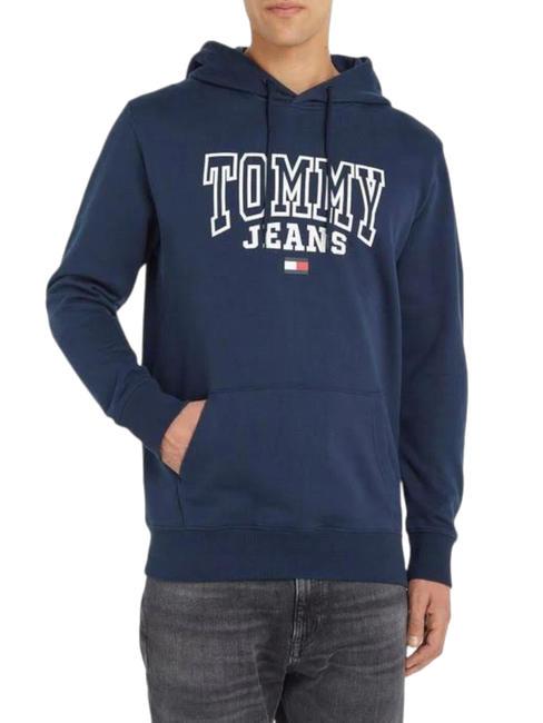 TOMMY HILFIGER TOMMY JEANS REGULAR ENTRY Sweatshirt with hood, in cotton BLUE - Sweatshirts