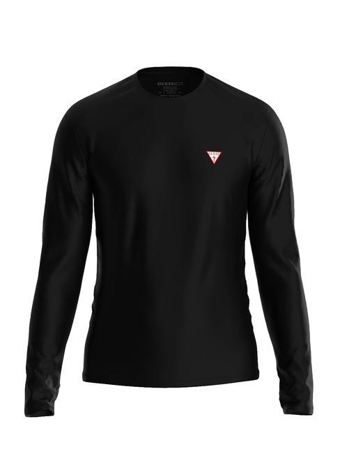 GUESS MINI TRIANGLE Long-sleeved T-shirt jetbla - T-shirt
