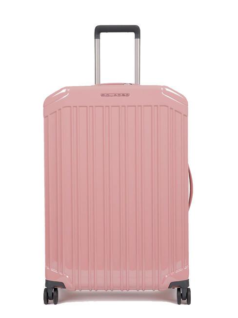 PIQUADRO PQ-LIGHT Ultra slim medium trolley ROSA - Rigid Trolley Cases