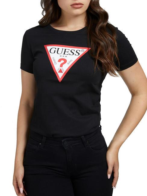 GUESS ORIGINAL LOGO Logo T-Shirt jetbla - T-shirt