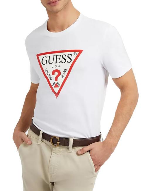 GUESS ORIGINAL T-shirt with logo purwhite - T-shirt
