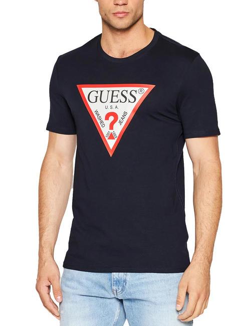 GUESS ORIGINAL T-shirt with logo smartblue - T-shirt