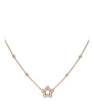 AMEN COCCOLE Silver necklace with star - Necklaces