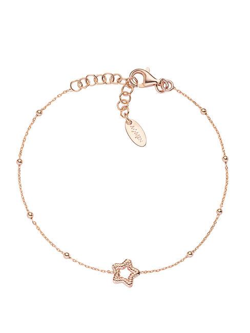 AMEN COCCOLE Thin rose gold star bracelet rose - Bracelets