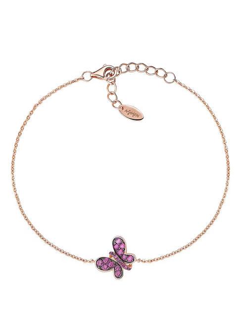 AMEN FARFALLE Purple cubic zirconia bracelet rose - Bracelets