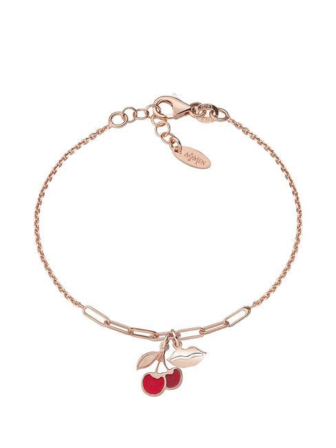 AMEN LE MADREPERLE Red mother of pearl bracelet rose - Bracelets