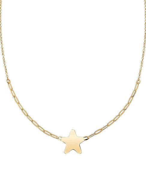 AMEN COCCOLE Golden necklace with star gold - Necklaces