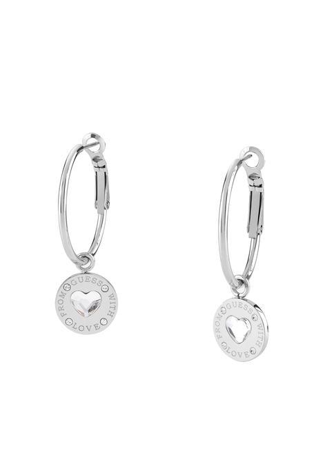 GUESS FROM GUESS WITH LOVE Earrings SILVER - Earrings