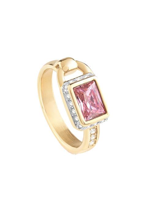 GUESS SHINY PADLOCK Ring yellow gold/pink - Rings