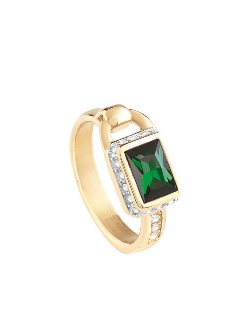 GUESS SHINY PADLOCK Ring yellow gold/green - Rings