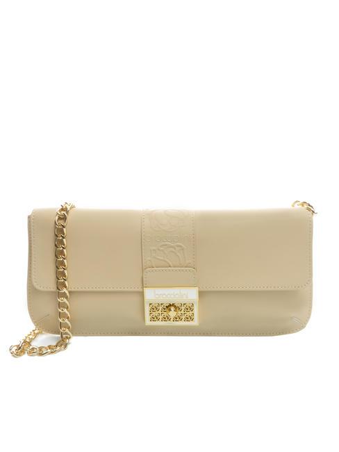 BRACCIALINI ALICIA Leather bag with chain BEIGE - Women’s Bags