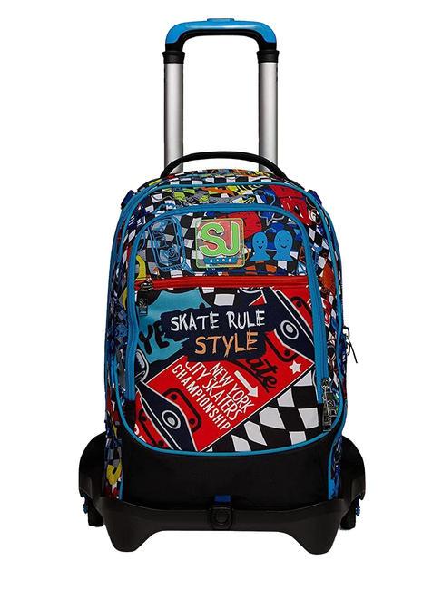 SJGANG TRICKFLIP BOY JACK Detachable Trolley Backpack Black - Backpack trolleys