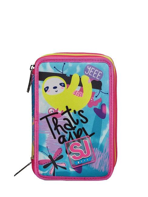 SJGANG CLACK IT GIRL Case with complete school kit sea water - Cases and Accessories