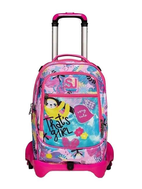 SJGANG CLACK IT GIRL JACK Backpack with detachable trolley sea water - Backpack trolleys