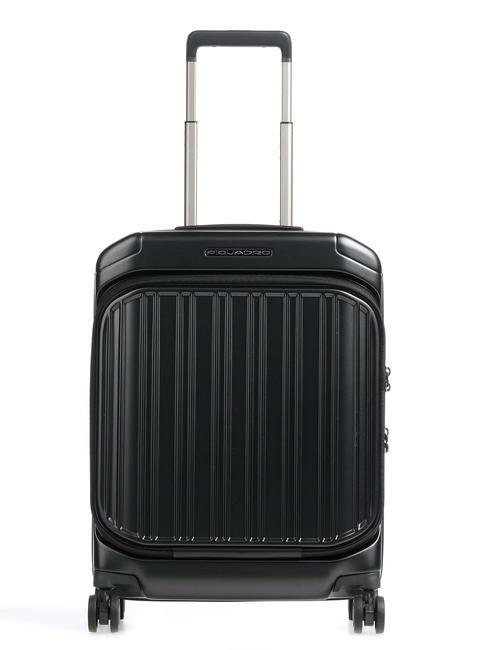 PIQUADRO PQ-LIGHT Fast-check hand luggage trolley matte black - Hand luggage