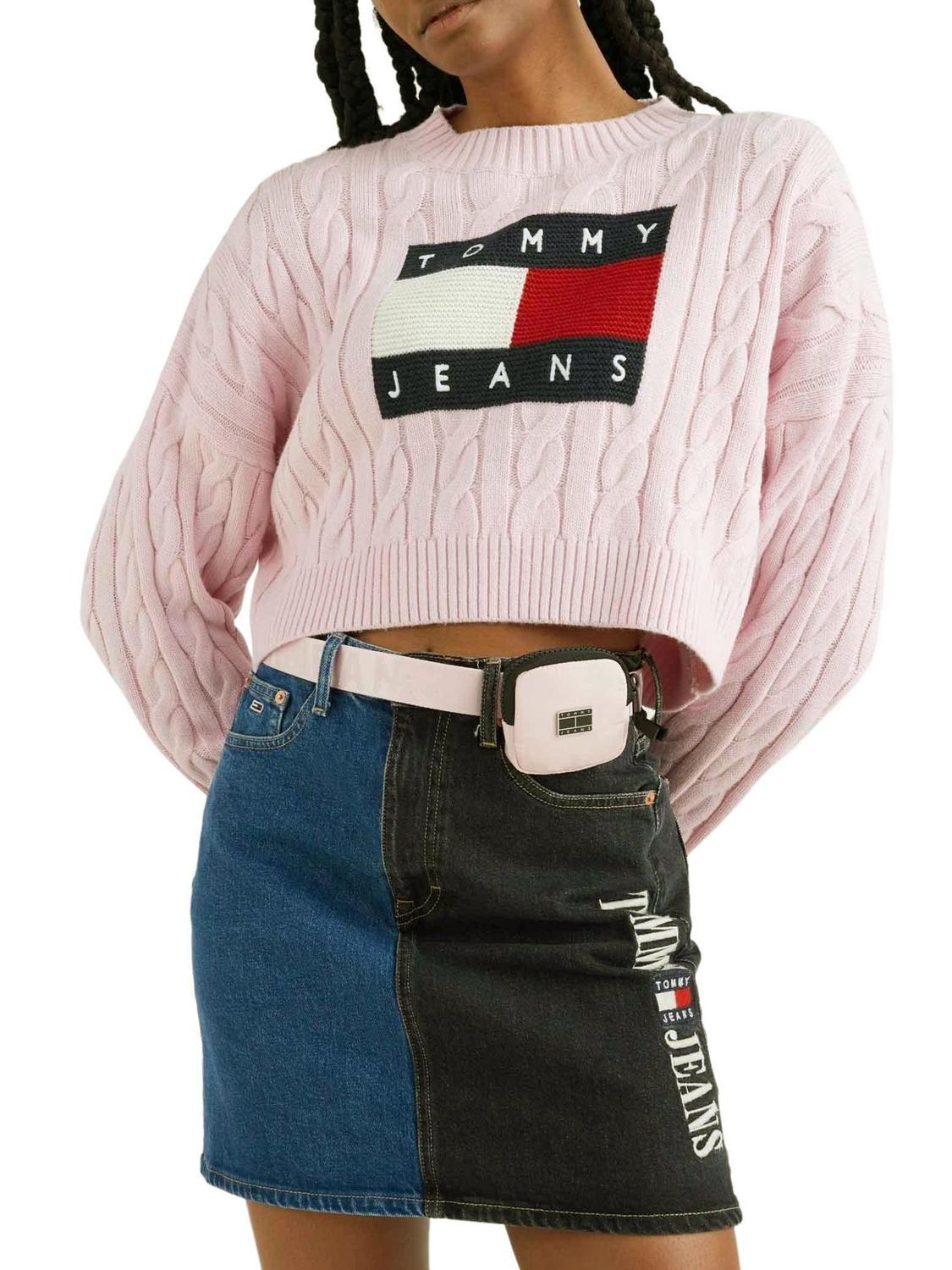 Tommy hilfiger sales cropped sweater
