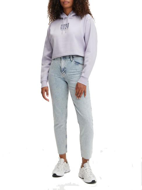 CALVIN KLEIN CK JEANS PRINTED BOX Hoodie lavender aura - Women's Sweatshirts