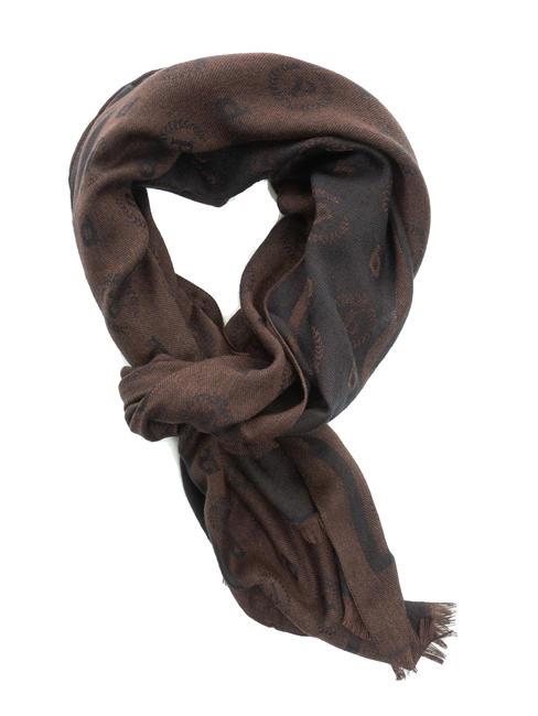 POLLINI JAQUARD Scarf brown - Scarves