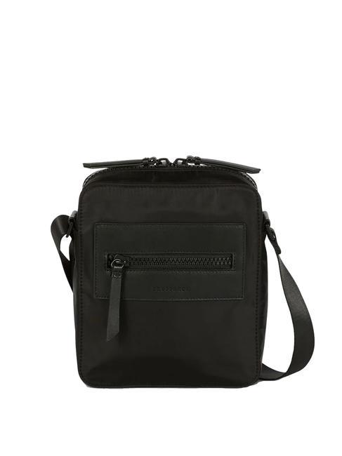 TRUSSARDI ZENITH Shoulder bag black / black - Over-the-shoulder Bags for Men